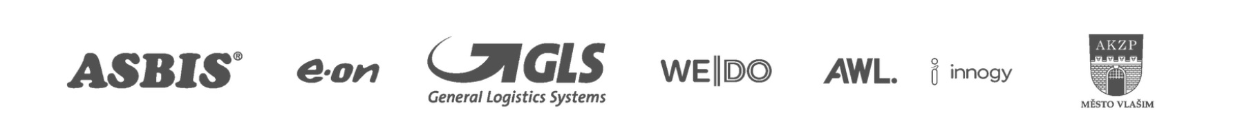 Firmy, pro které jsme připravovali dárkové balíčky – E.ON, GLS, ASBIS, WE DO, AWL, innogy a Město Vlašim